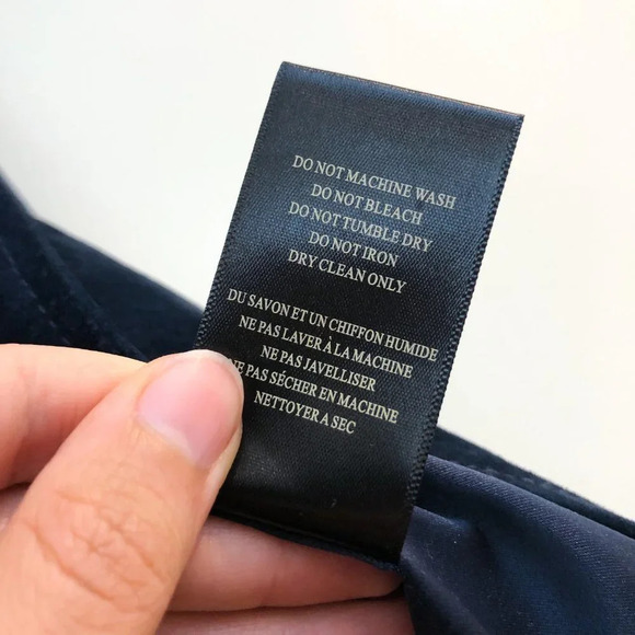 Blank NYC 100% Leather Suede Navy Short Bohemian Moto Biker Jacket Small - Picture 10 of 11